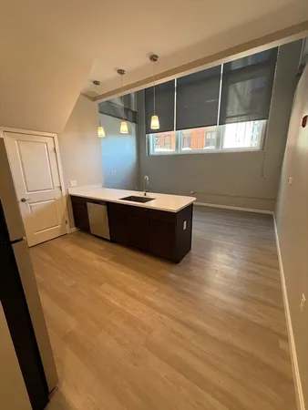 a view of kitchen and window