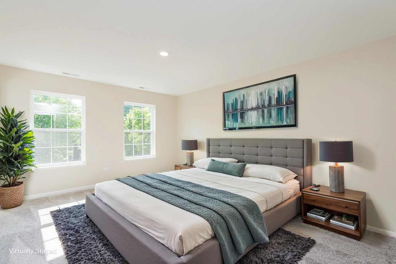 804 Neubauer Circle Lindenhurst, IL 60046 - Photo 12 of 30 a bedroom with a large bed and a couch