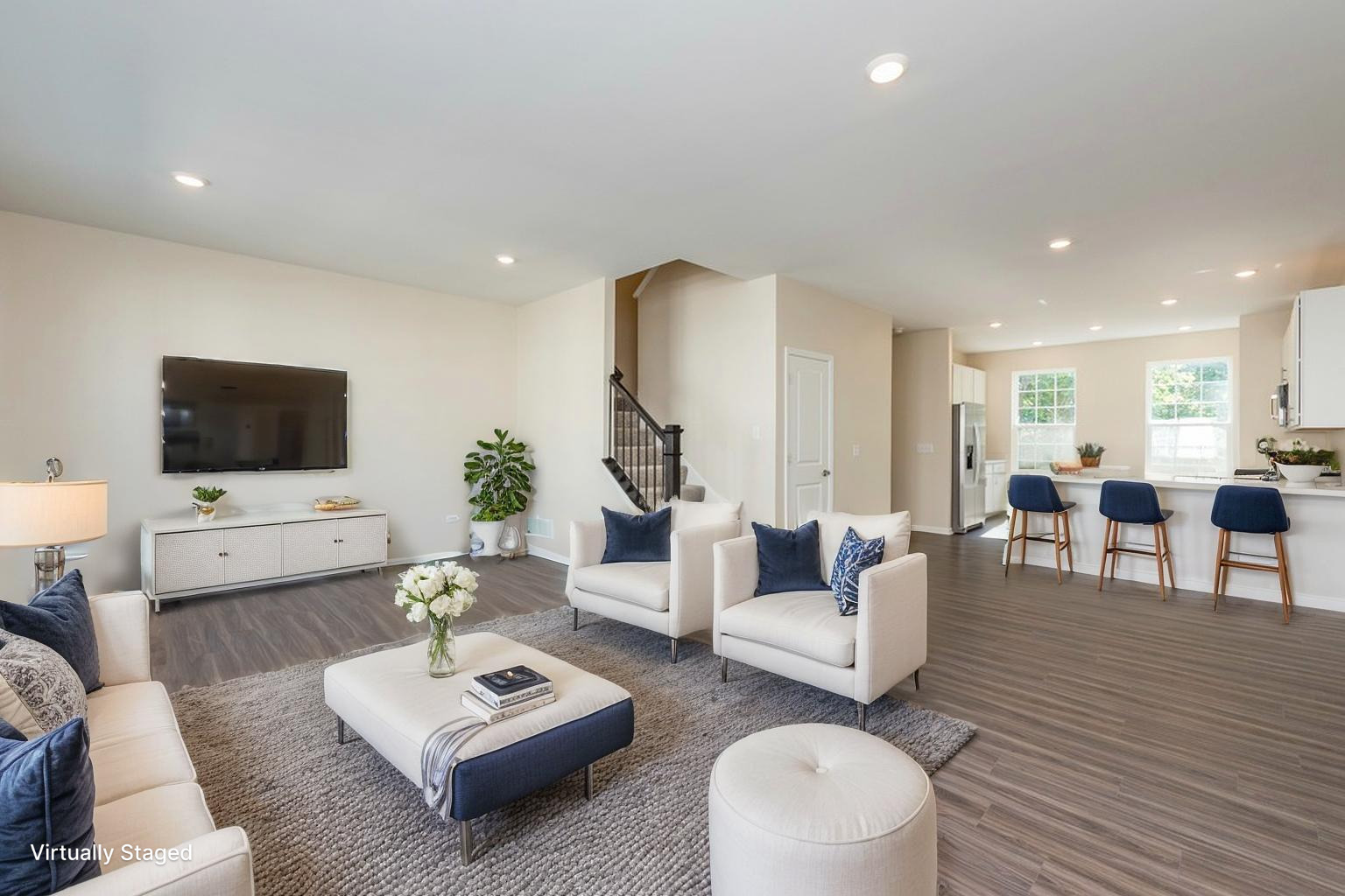 804 Neubauer Circle Lindenhurst, IL 60046 - Photo 2 of 30 a living room with furniture and a flat screen tv