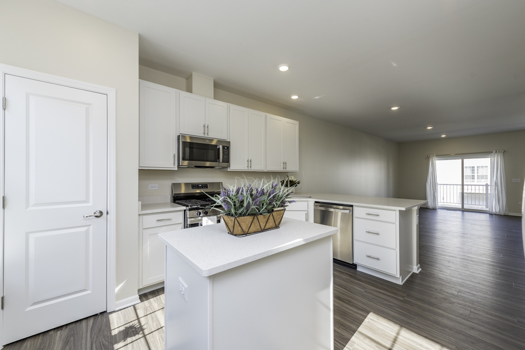 804 Neubauer Circle Lindenhurst, IL 60046 - Photo 8 of 30 a kitchen with a refrigerator and a stove top oven