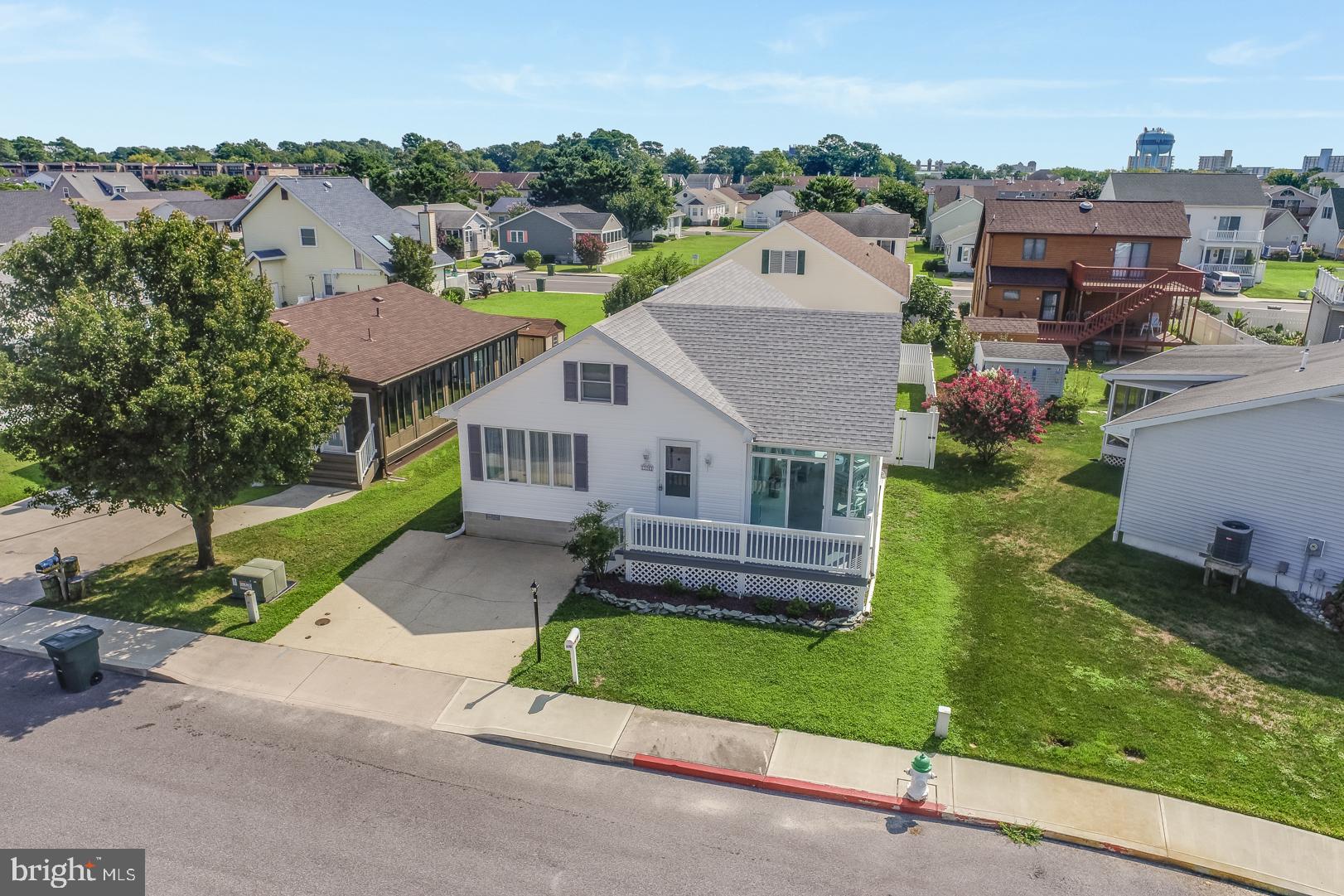 13702 Sailing Road Ocean City, MD 21842 - Photo 4 of 32 a aerial view of a house with a yard