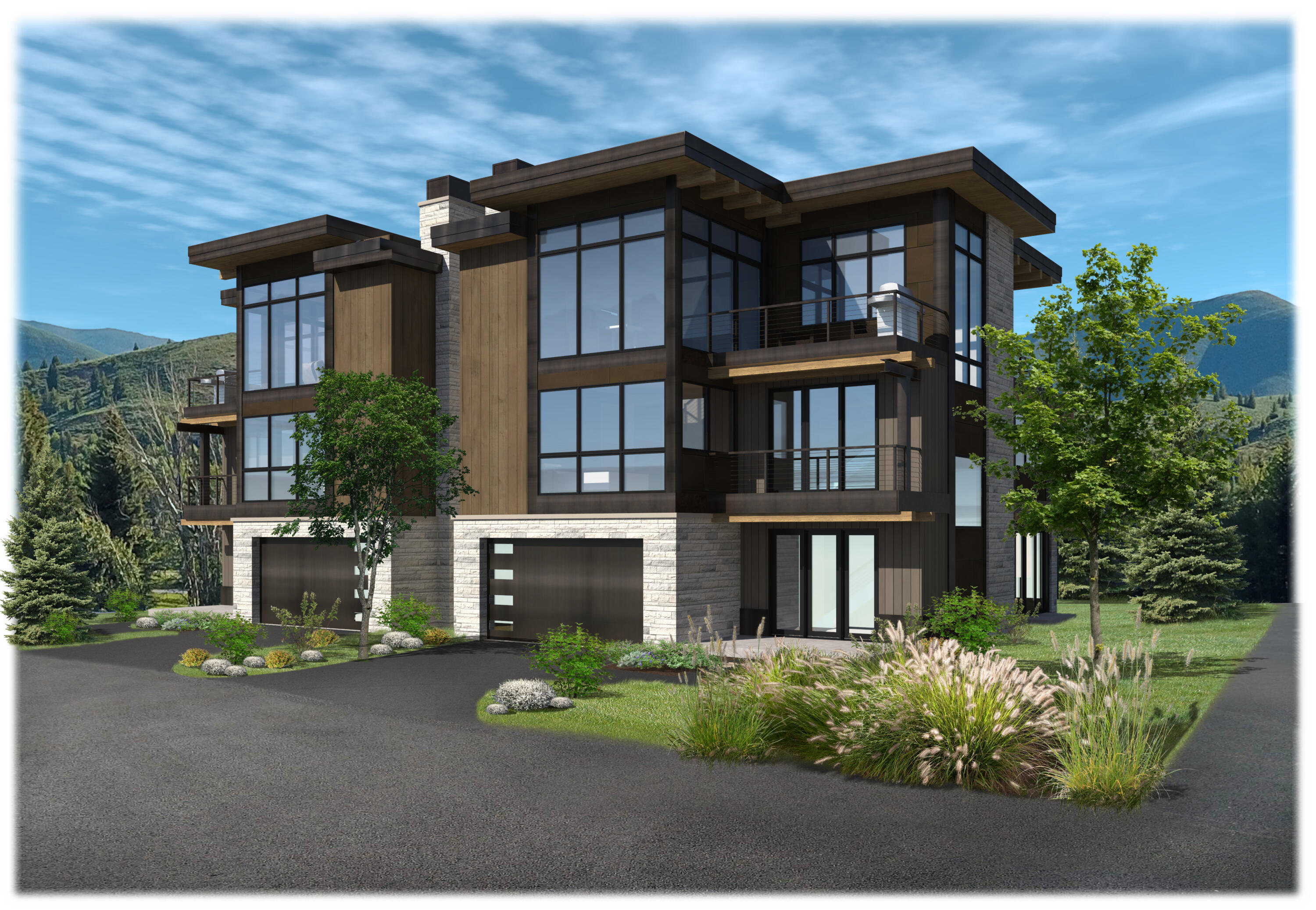 720 A Crossbuck Lane Ketchum, ID 83340 - Photo 8 of 9 Street View Exterior Rendering