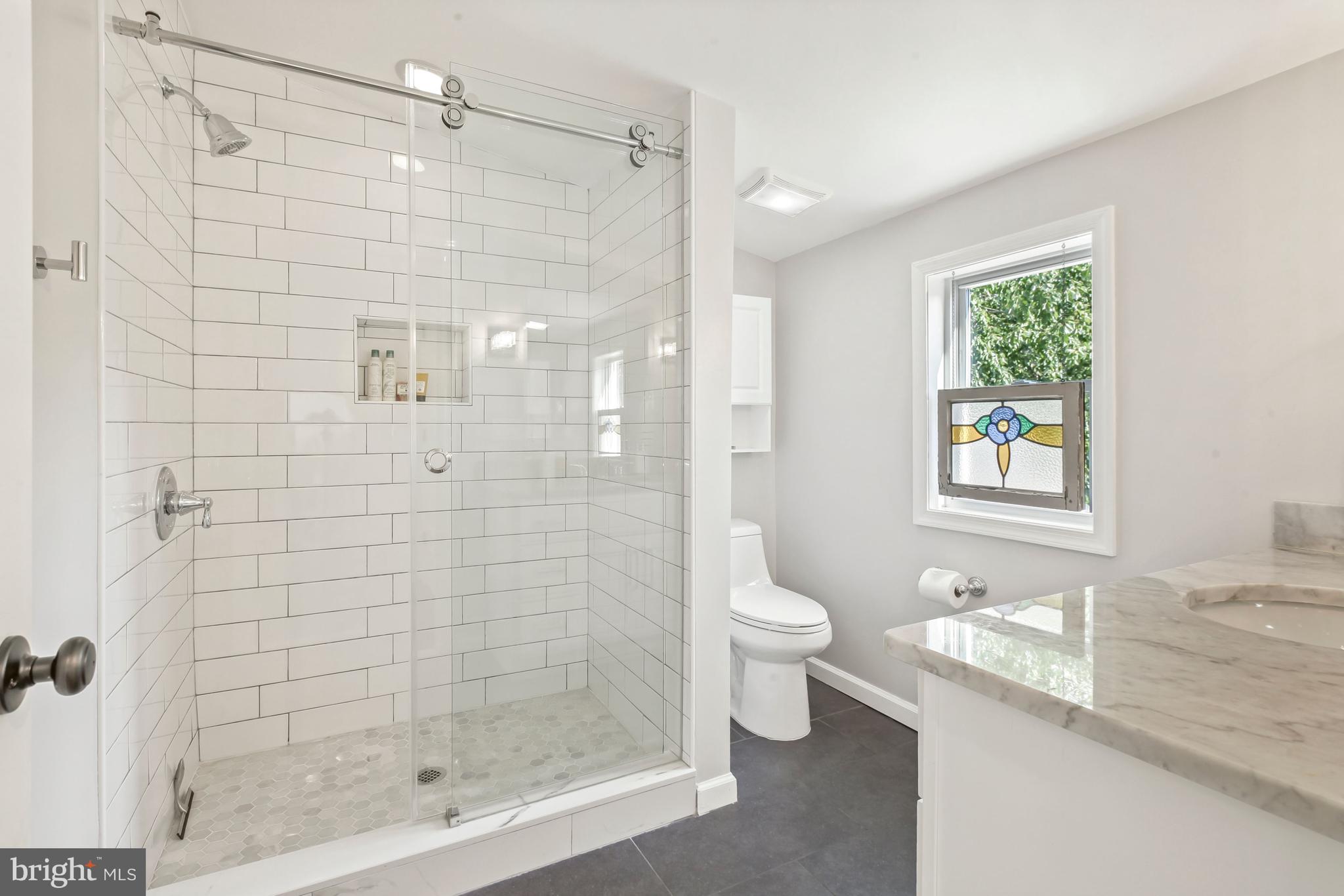 3220 Fayette Road Kensington, MD 20895 - Photo 13 of 36 Primary Shower with view of rear yard