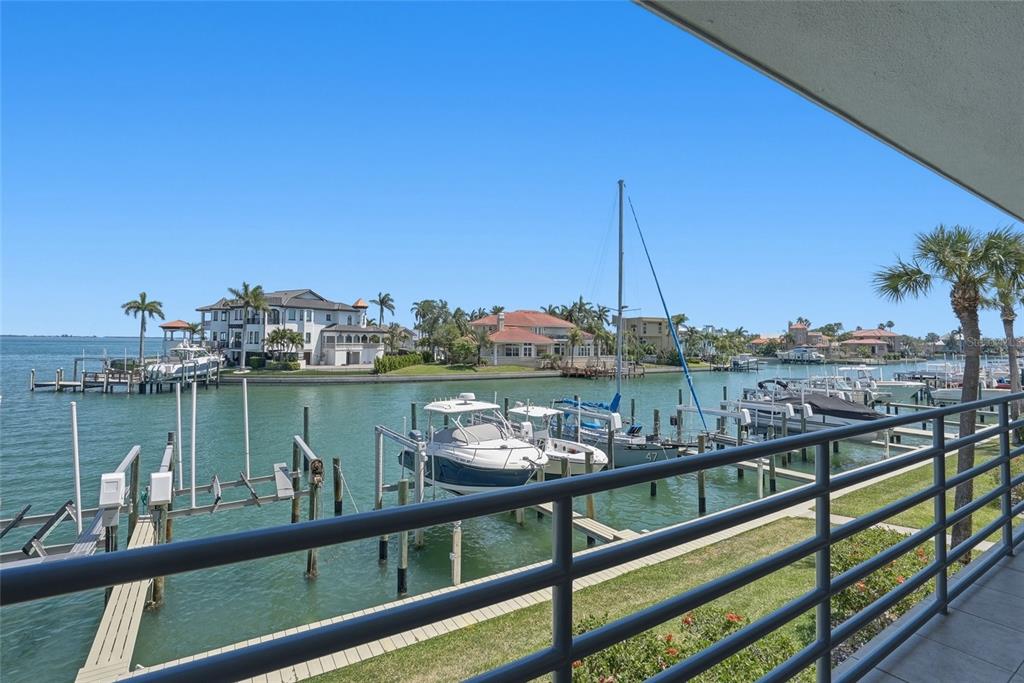 363 Pinellas Bayway South, Unit 29 Tierra Verde, FL 33715 - Photo 32 of 59 a view of a lake from a balcony