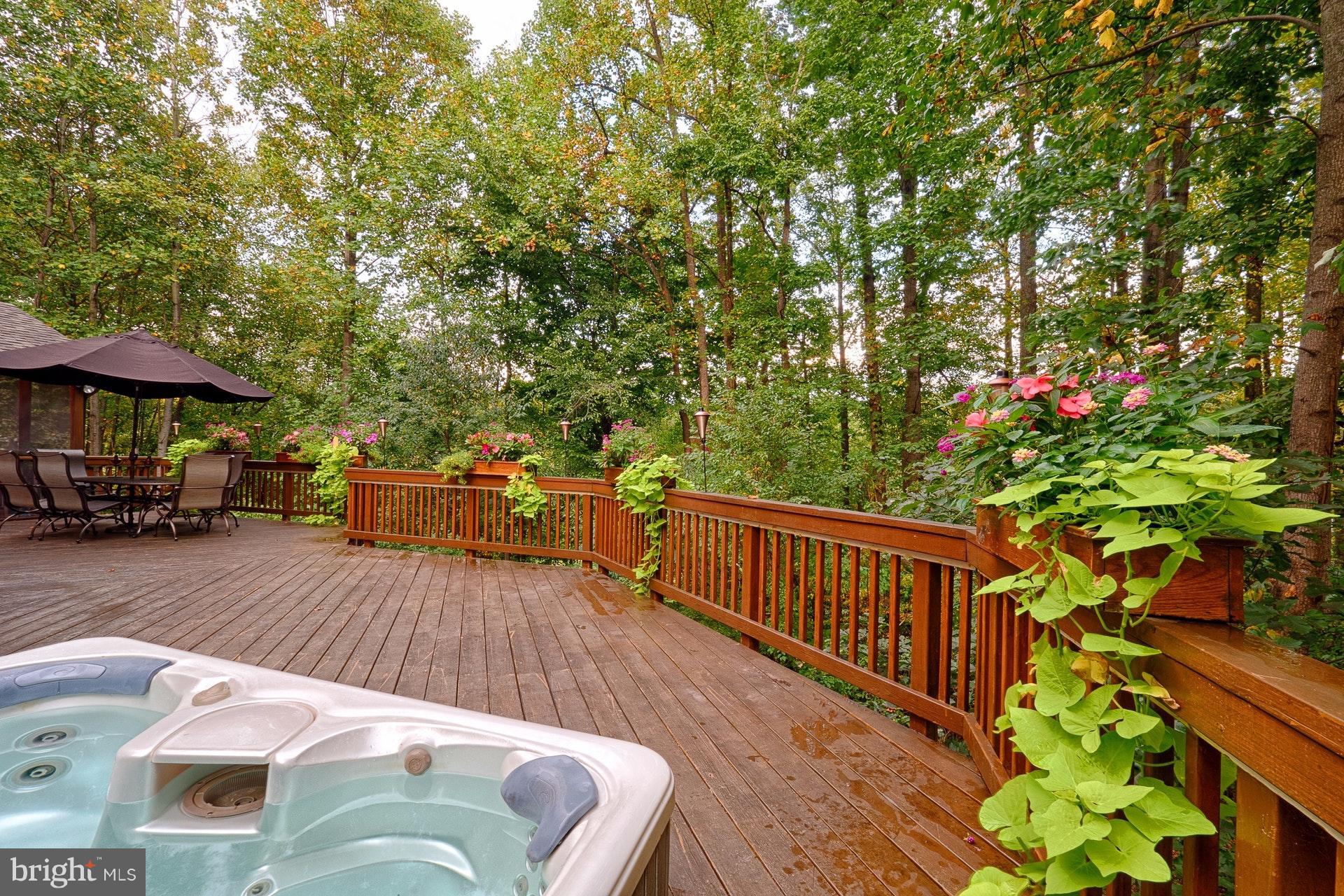 11869 Fawn Ridge Lane Reston, VA 20194 - Photo 25 of 30 Relax in the hot tub surrounded by natural beauty
