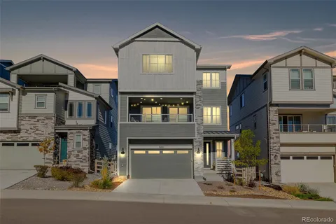 a view of a building with a street