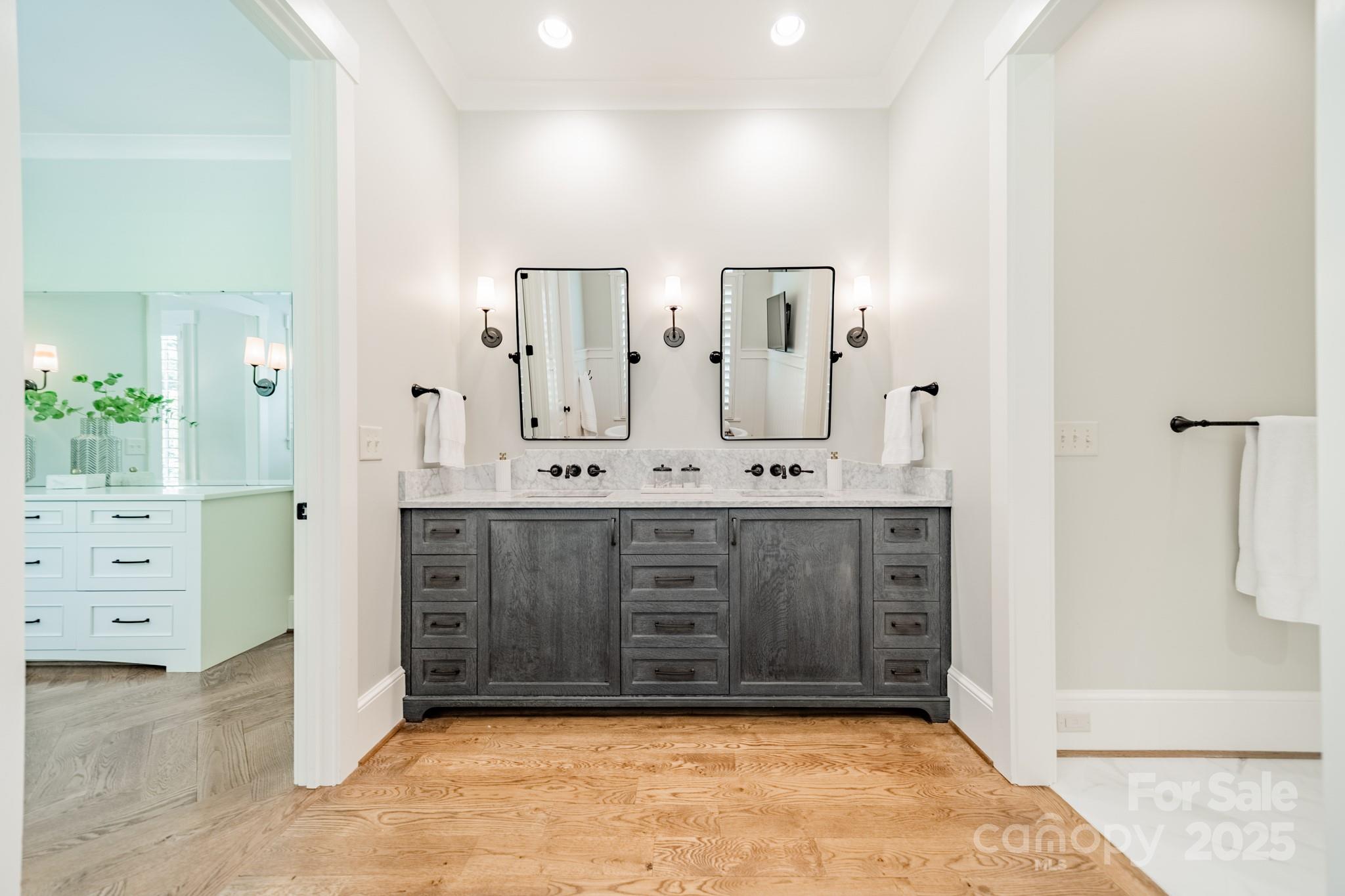 431 Bramble Way Fort Mill, SC 29708 - Photo 20 of 48 a bathroom with a sink a vanity and a mirror