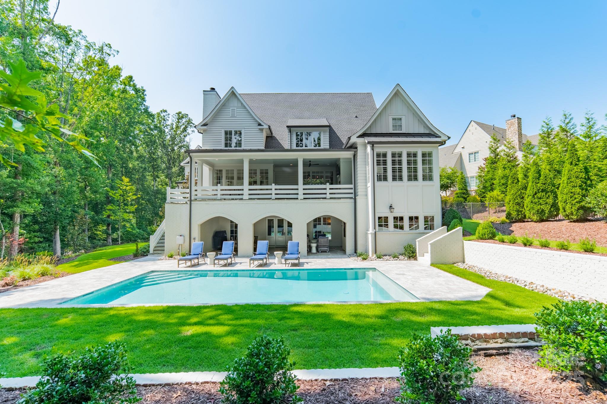 431 Bramble Way Fort Mill, SC 29708 - Photo 46 of 48 a front view of a house with garden