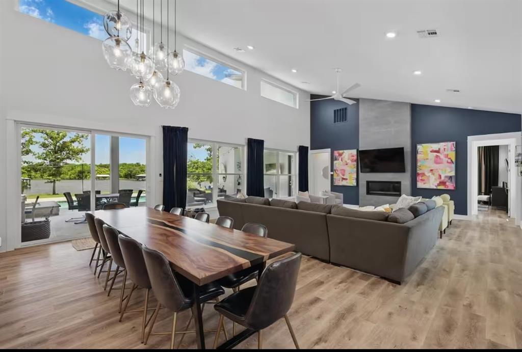 2752 Briarwood Harbor Road Malakoff, TX 75148 - Photo 12 of 37 a view of a dining room with furniture window and wooden floor