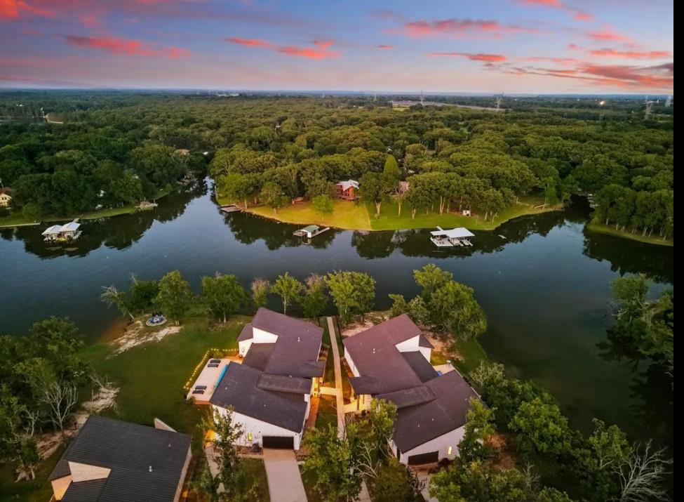 2752 Briarwood Harbor Road Malakoff, TX 75148 - Photo 4 of 37 an aerial view of house with yard swimming pool and outdoor seating
