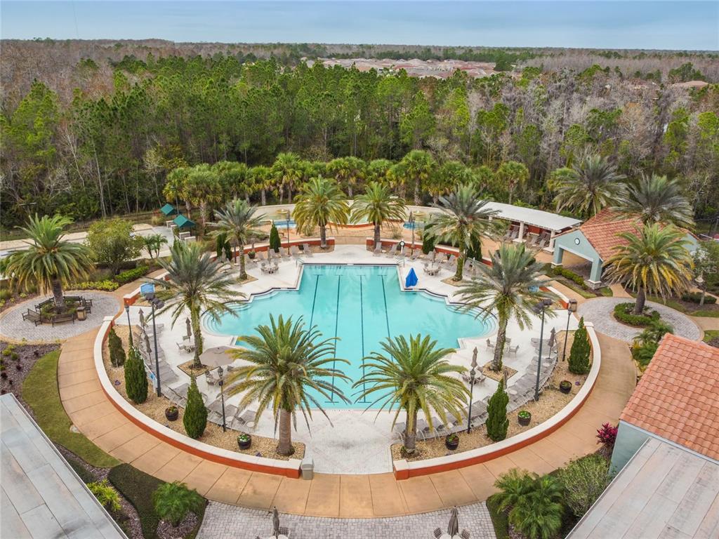 724 Villa Park Road Poinciana, FL 34759 - Photo 33 of 62 a view of a swimming pool and lake view