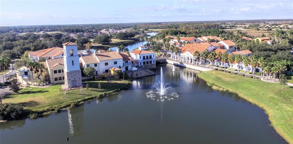 724 Villa Park Road Poinciana, FL 34759 - Photo 39 of 62 an aerial view of residential houses with outdoor space and ocean view