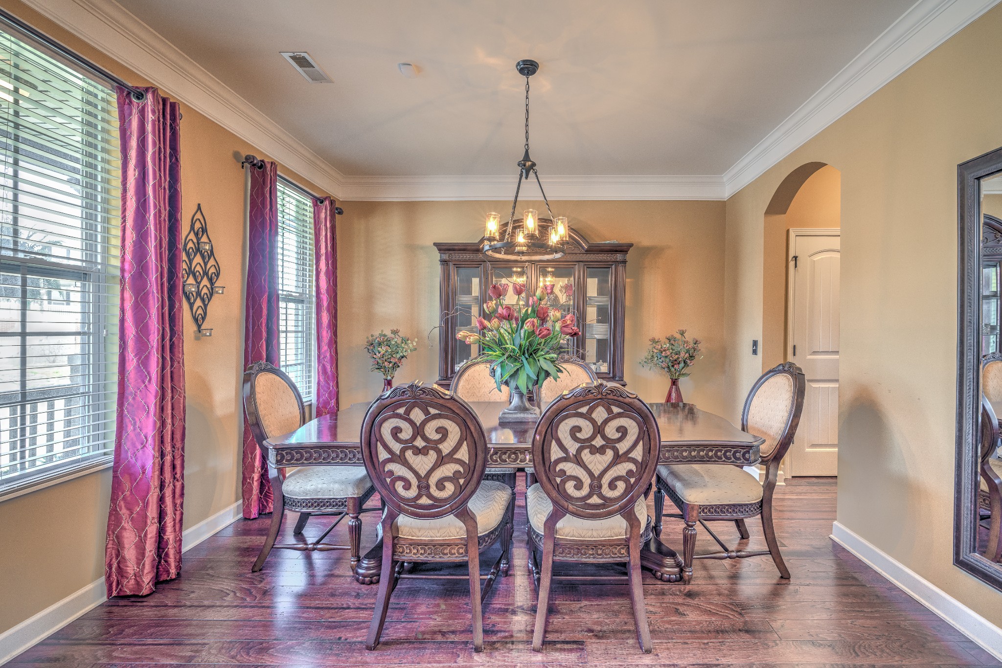 5048 Falling Water Road Nolensville, TN 37135 - Photo 6 of 40 a view of a dining room with furniture window and wooden floor