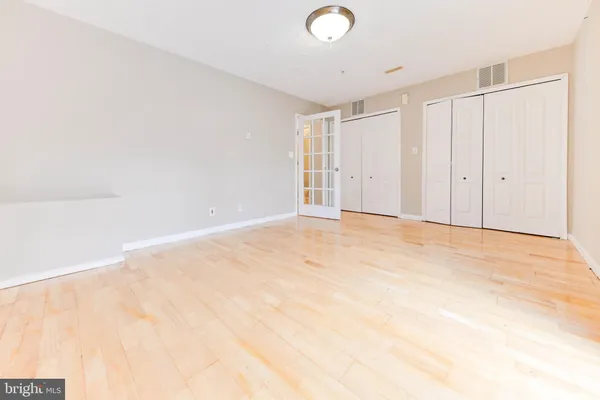 a view of an empty room
