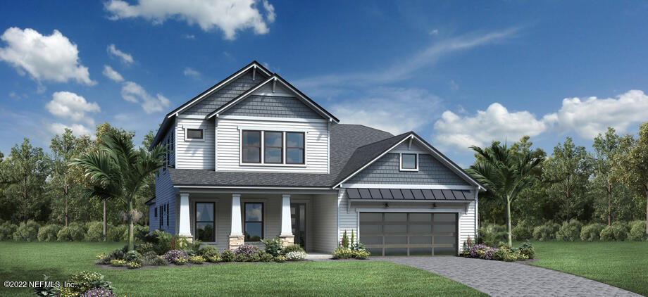 10264 Silverbrook Trail Jacksonville, FL 32256 - Photo 1 of 5 a front view of a house with a yard and garage