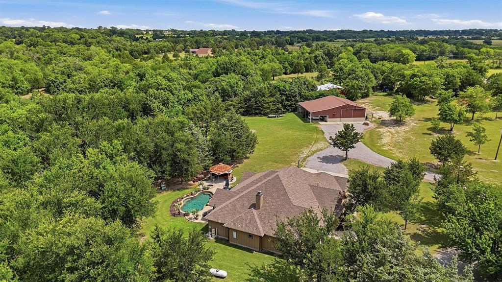 1011 Red Road Howe, TX 75459 - Photo 39 of 39 an aerial view of a house with a garden