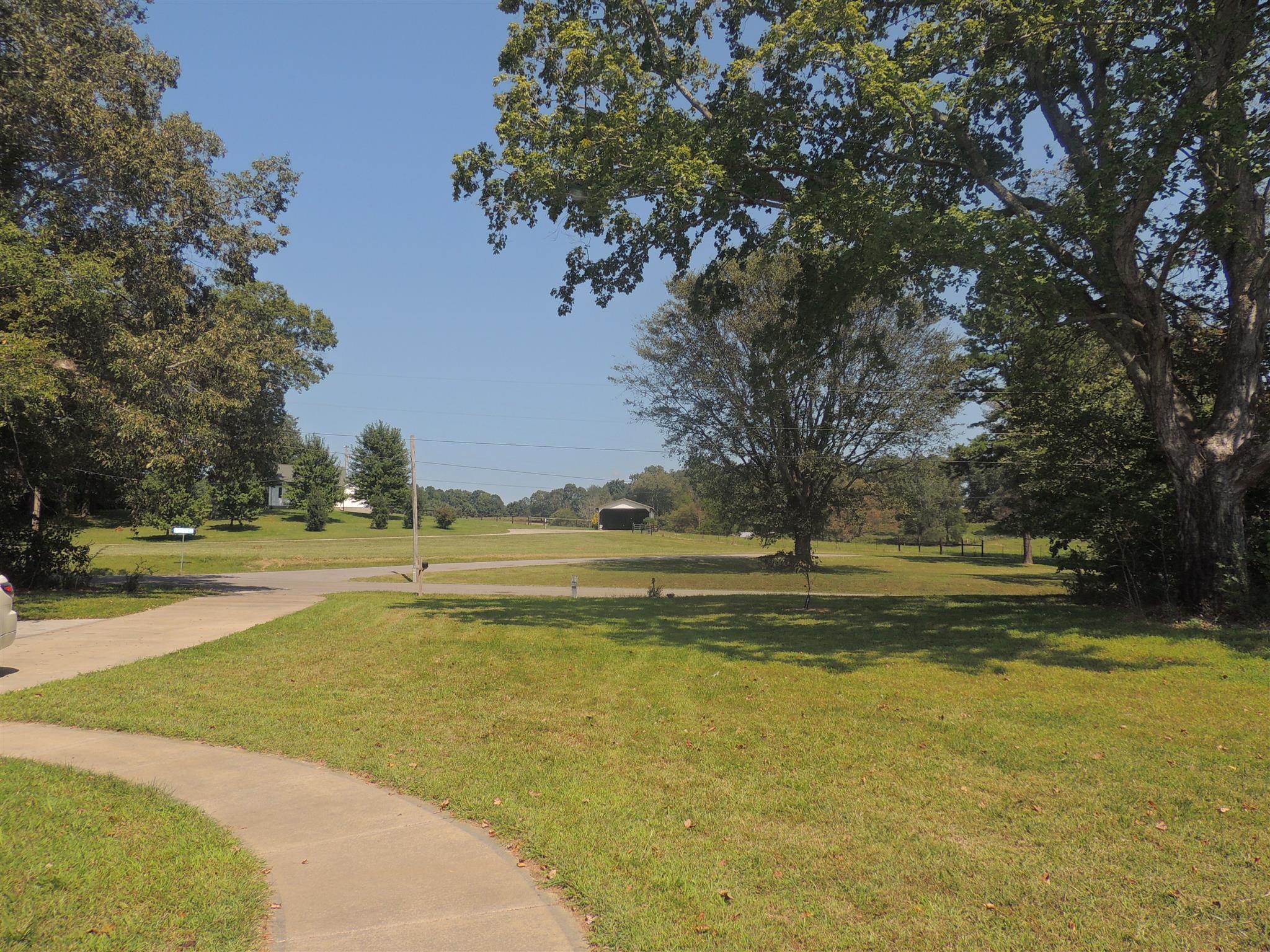 3172 Marthas Chapel Road Cunningham, TN 37052 - Photo 4 of 29 a view of a swimming pool with trees and buildings in the background