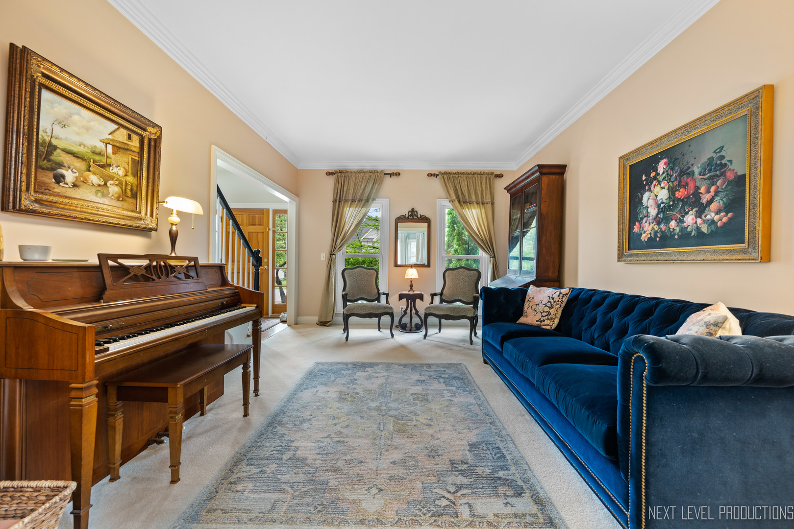 767 Wild Ginger Road Sugar Grove, IL 60554 - Photo 3 of 23 a living room with furniture and a piano