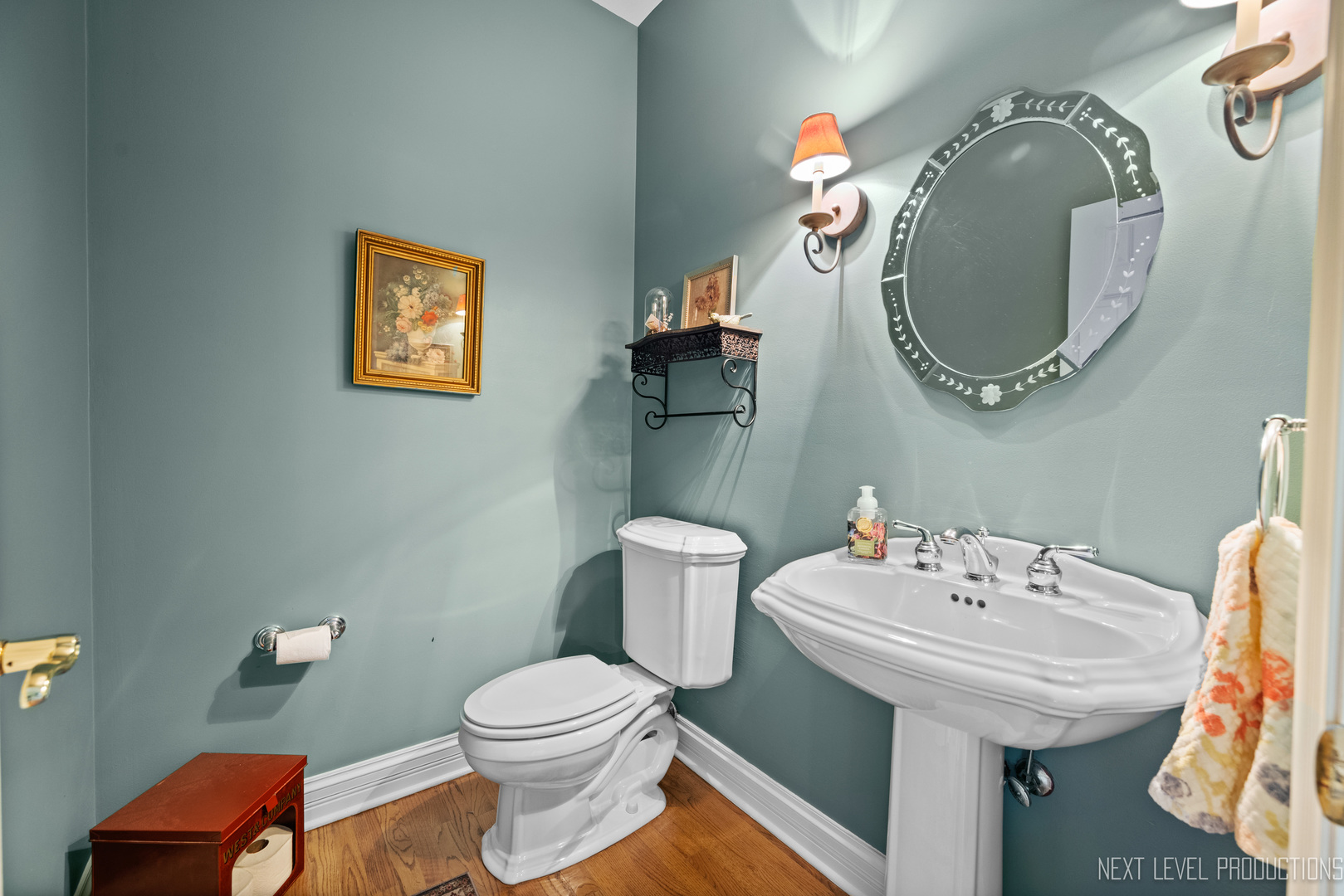 767 Wild Ginger Road Sugar Grove, IL 60554 - Photo 10 of 23 a bathroom with a toilet a sink and a mirror