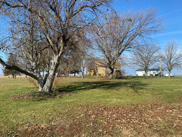 a house view with a backyard space