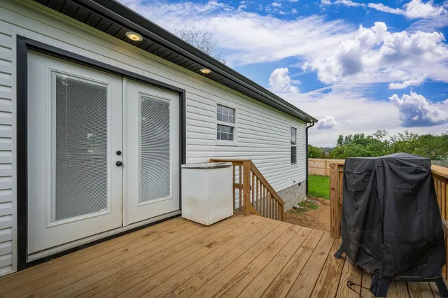 a view of a roof deck