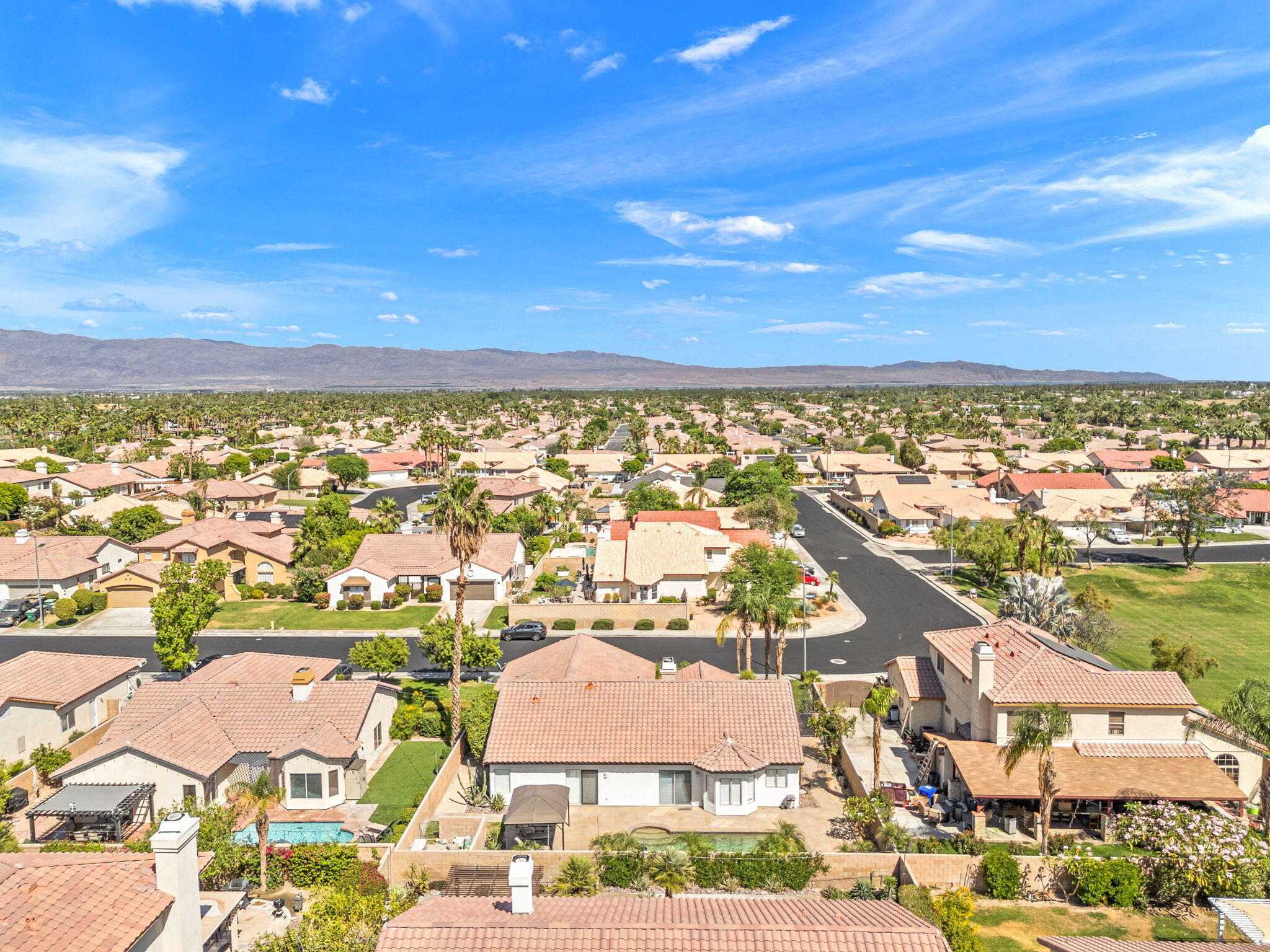 48701 Gibraltar Street Indio, CA 92201 - Photo 51 of 52 an aerial view of residential building and ocean