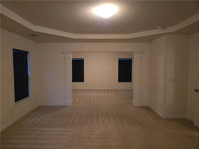 a bathroom with bathtub and shower