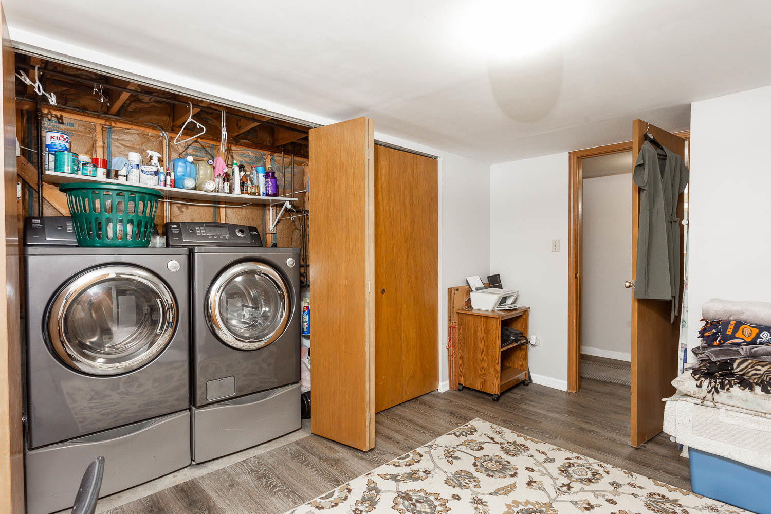 17936 Dekker Avenue Lansing, IL 60438 - Photo 25 of 35 a view of a storage & utility room with washer and dryer