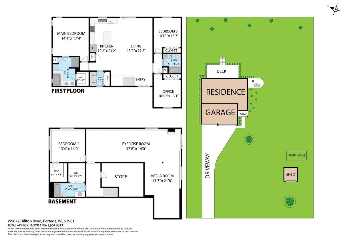 W9072 Hilltop Road Portage, WI 53901 - Photo 37 of 38