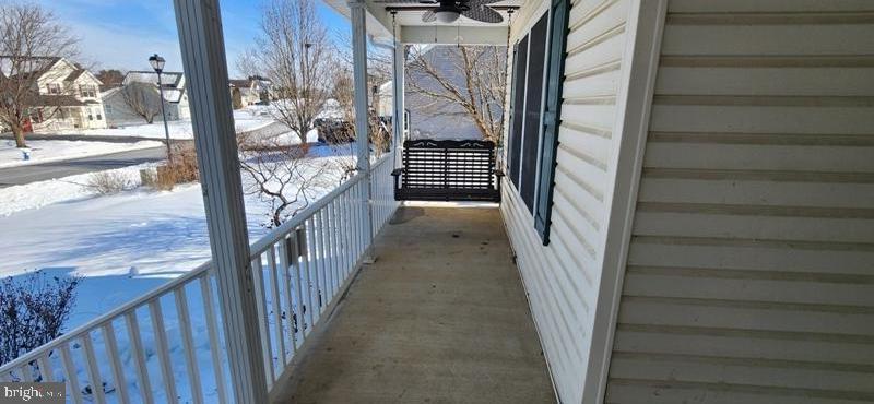 351 Thumper Drive Ranson, WV 25438 - Photo 42 of 45 Charming porch with winter views.