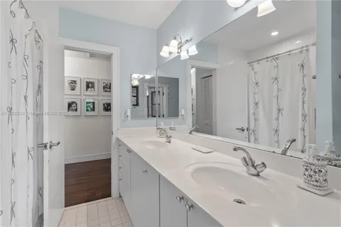 a view of a backyard with a swimming pool