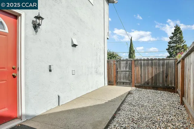 a view of a bathroom from a hallway
