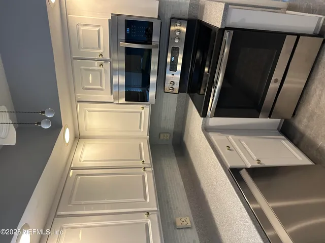 a close view of closet