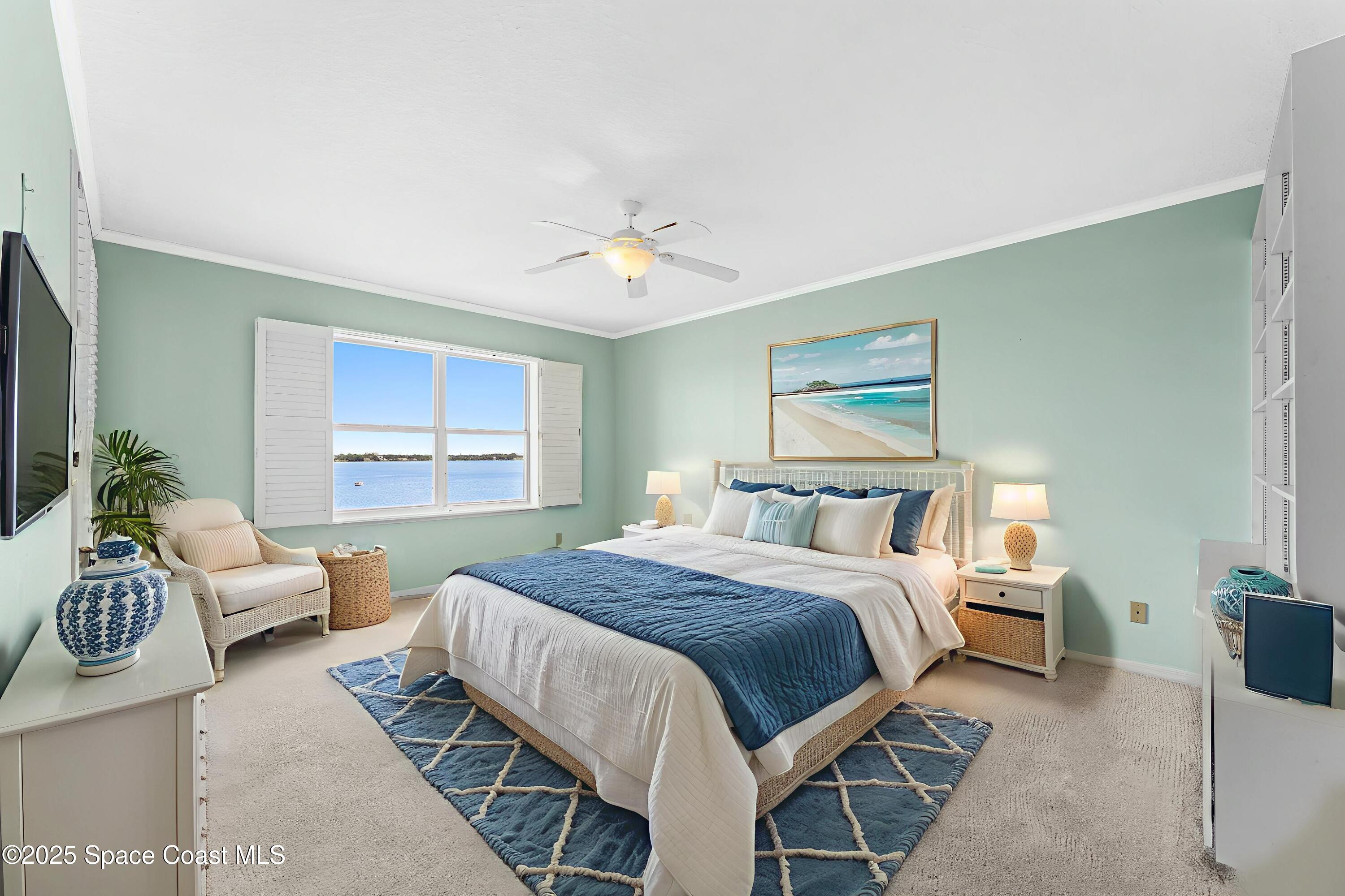 102 Riverside Drive, Unit 605 Cocoa, FL 32922 - Photo 27 of 84 Primary Bedroom Views