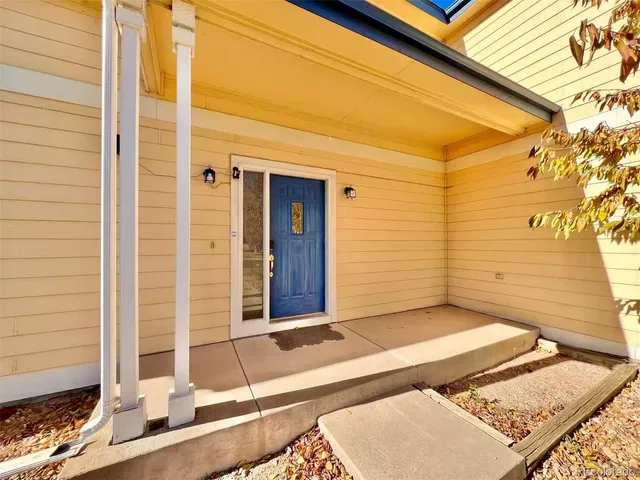 a view of front door