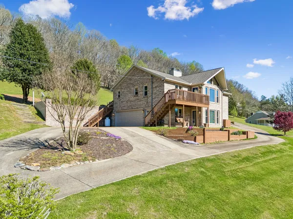 a view of a house with patio