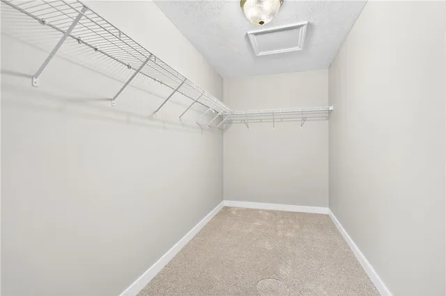 a view of a room with closet