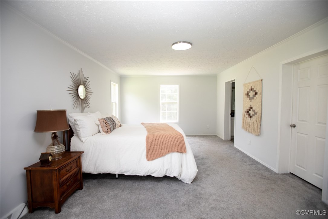 2800 Springfield Road Meherrin, VA 23954 - Photo 22 of 44 a bedroom with a bed and lamp