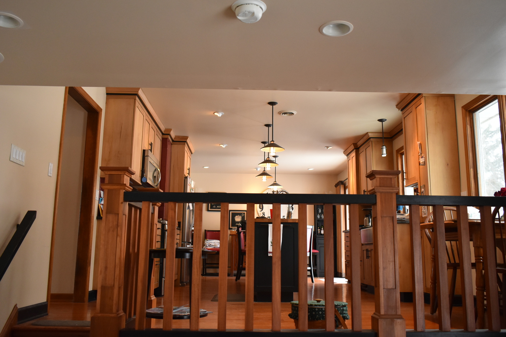 67 Castle Coombe Court Bourbonnais, IL 60914 - Photo 14 of 19 a view of staircase with railing and a projector