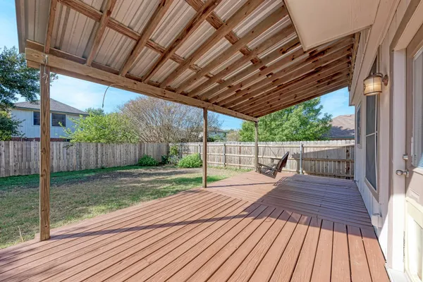 a view of deck with wooden floor and outdoor space