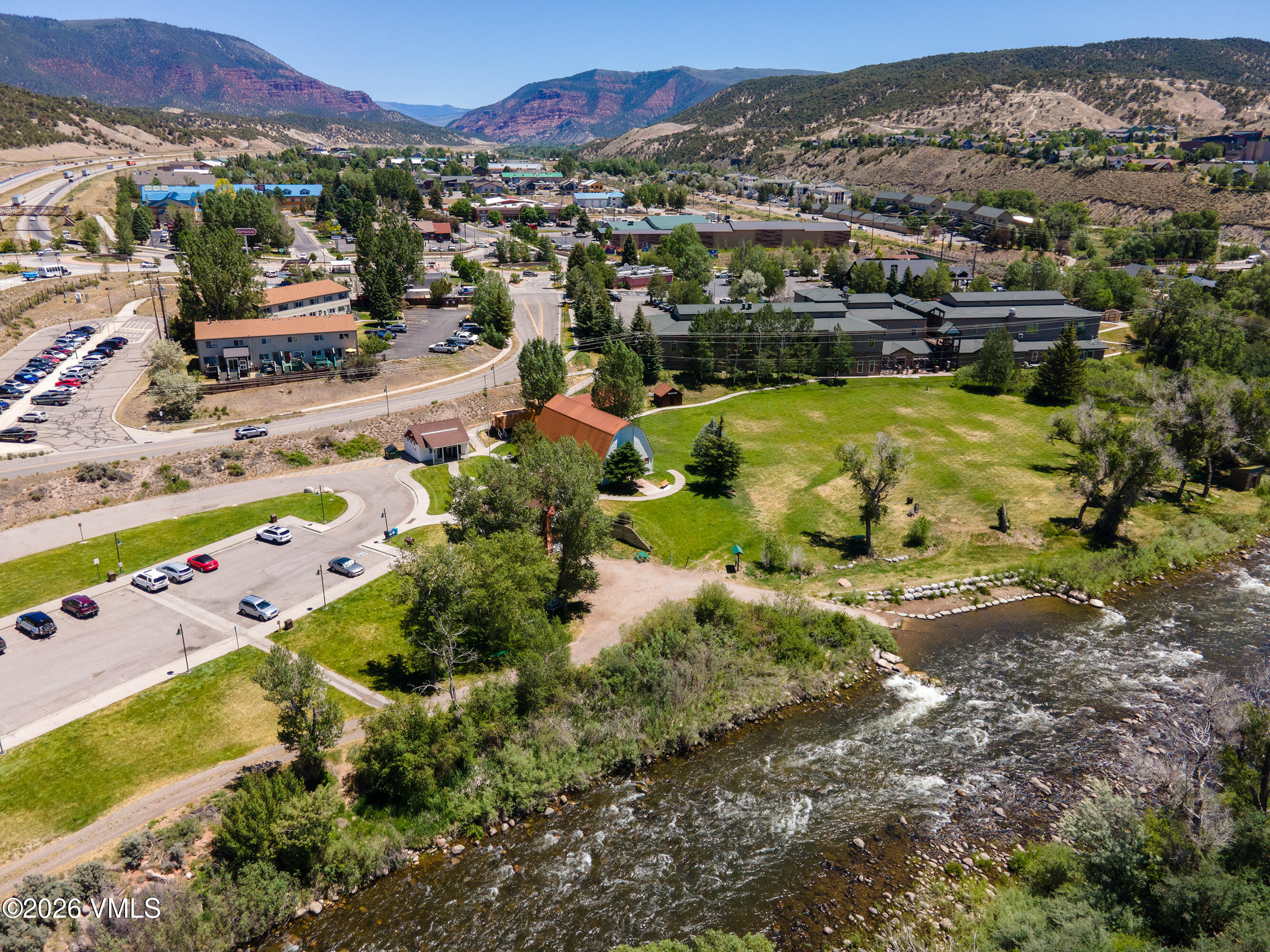 85 Chambers Avenue, Unit 10 Eagle, CO 81631 - Photo 34 of 41 an aerial view of residential houses with outdoor space