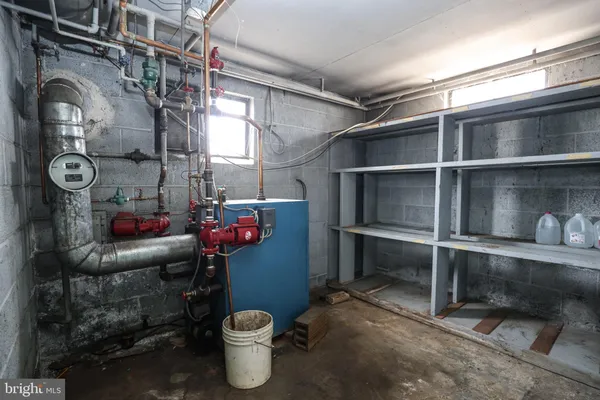 a view of a storage & utility room with stuff