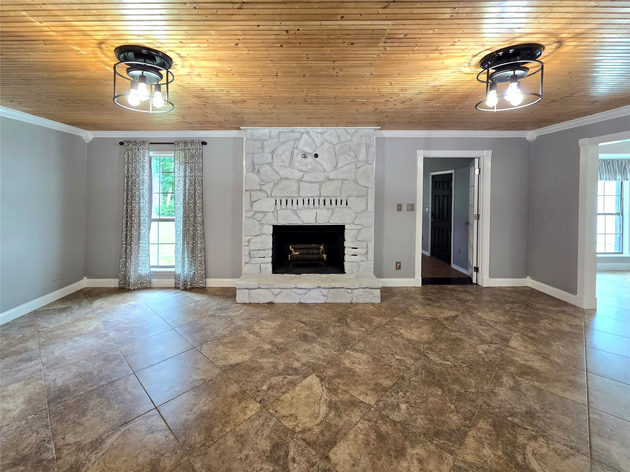 13580 Fm 2025 Road Cleveland, TX 77328 - Photo 15 of 50 Wood Burning Fireplace