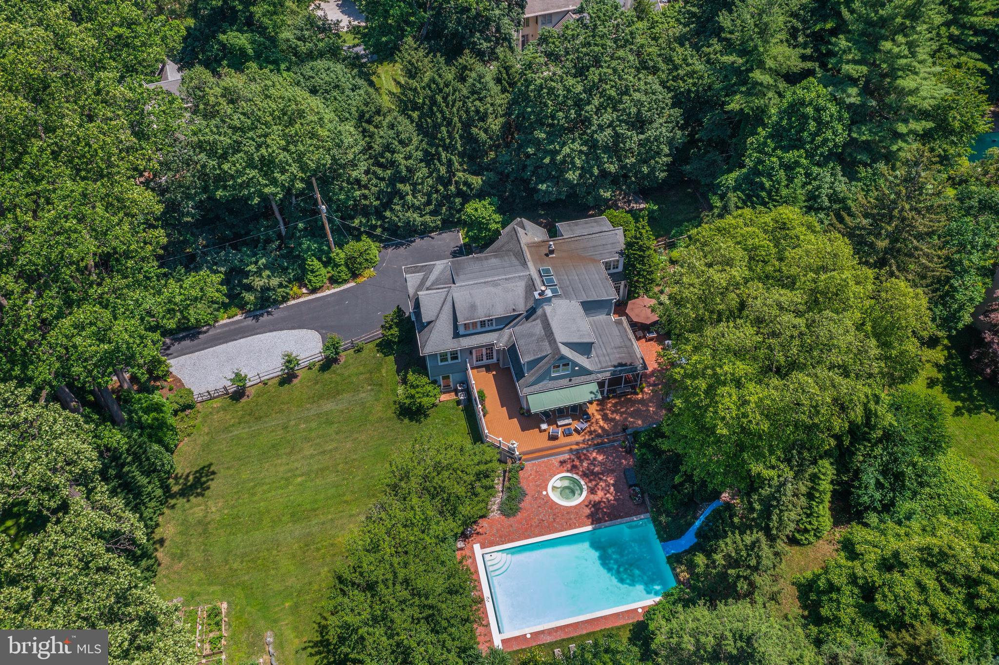 185 Biddulph Road Wayne, PA 19087 - Photo 70 of 77 aerial view