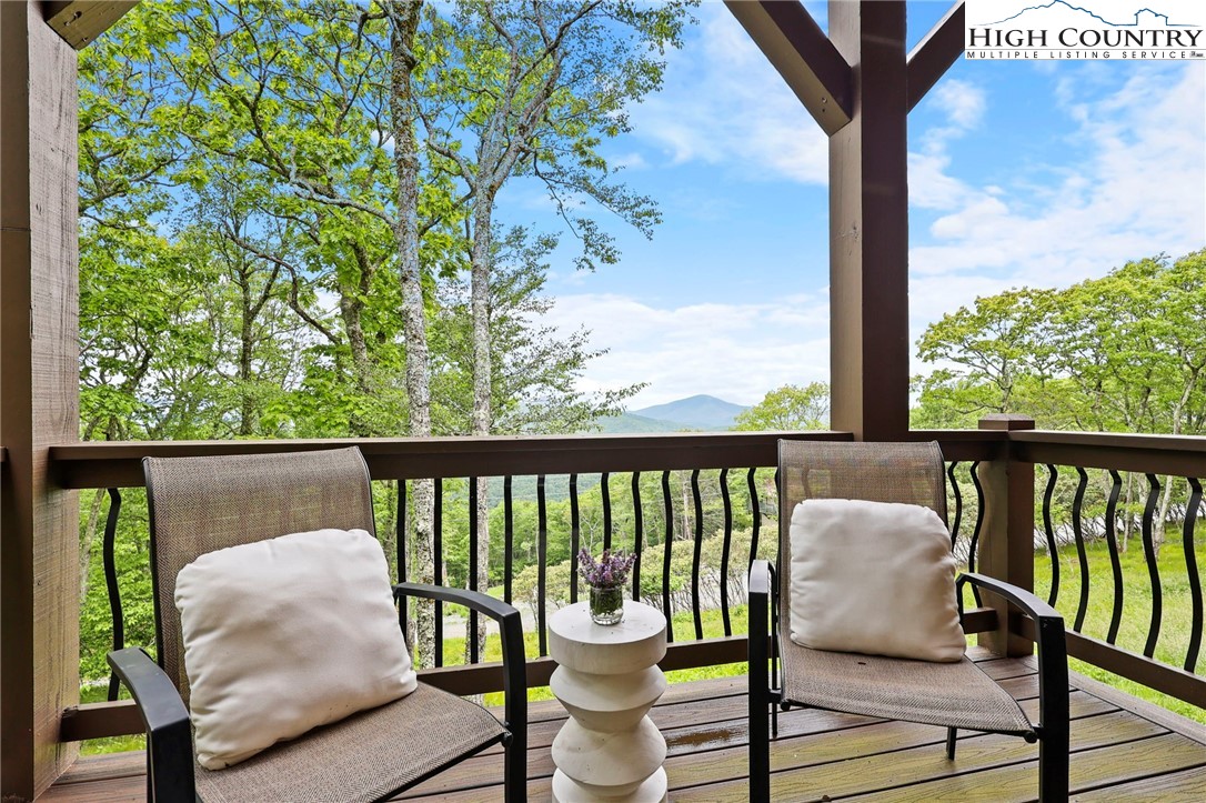 543 Broken Arrow Trail Boone, NC 28607 - Photo 37 of 46 a view of a two chairs in the balcony