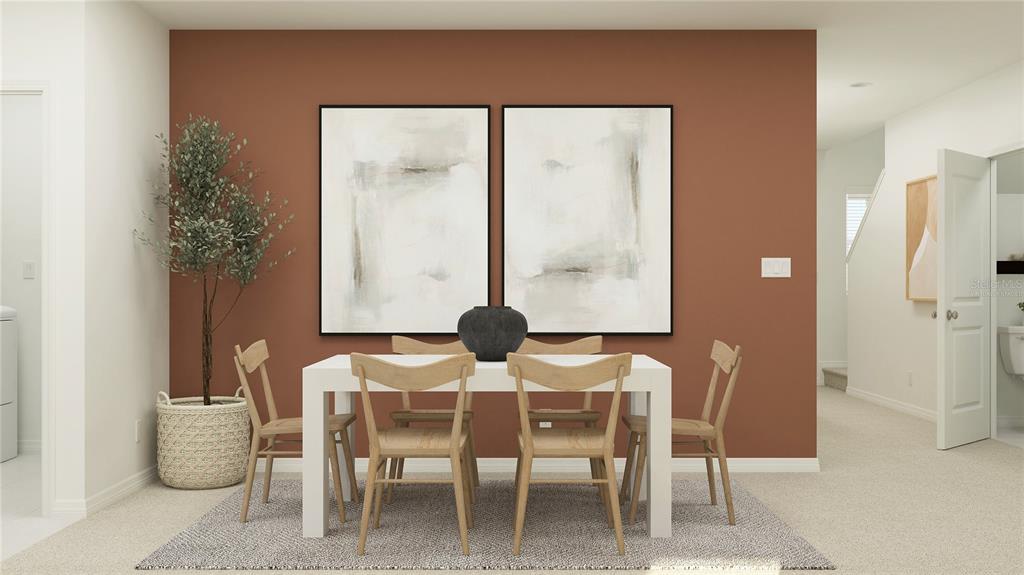 2422 Bluestone Road Haines City, FL 33844 - Photo 4 of 28 a dining room with furniture and window