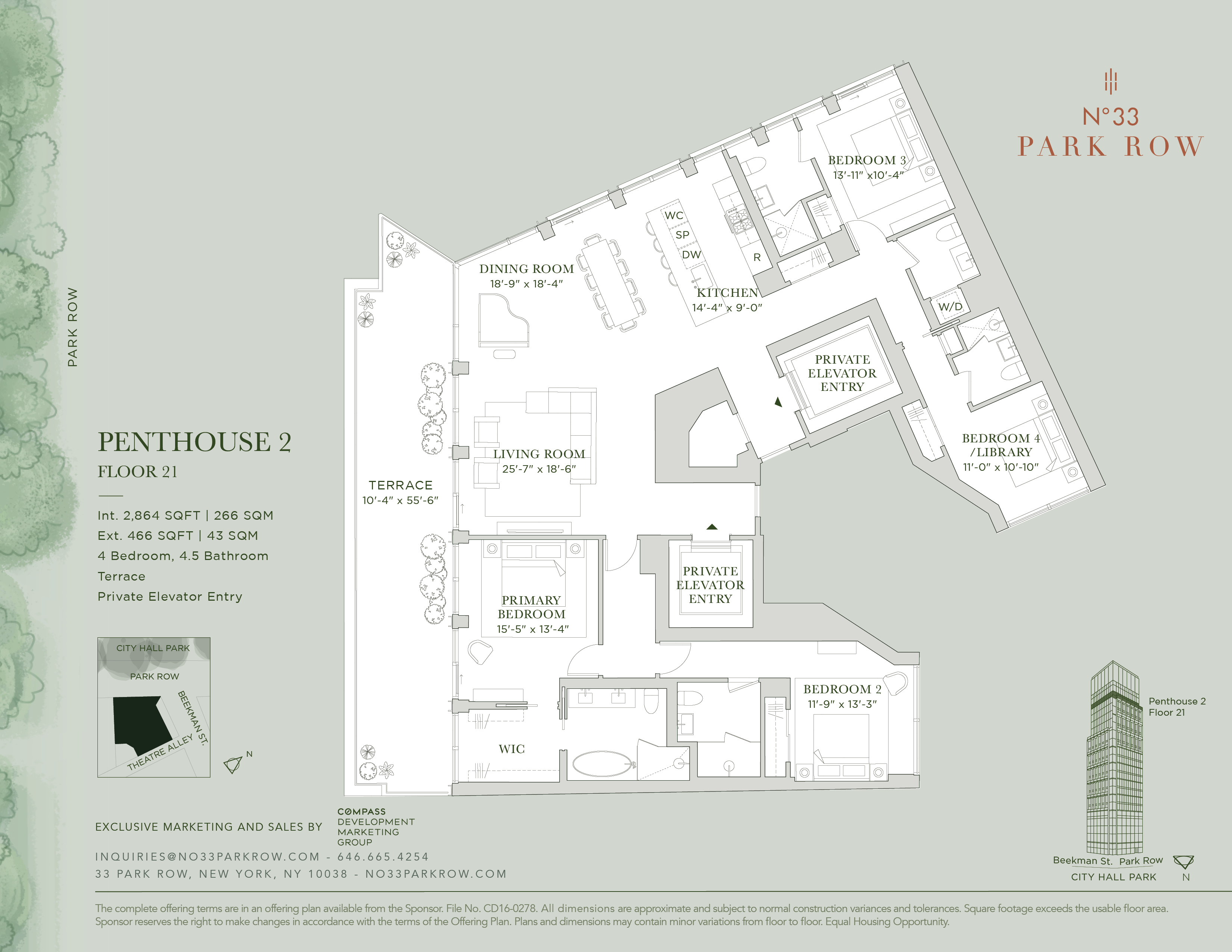 33 Park Row, Unit PH2 Manhattan, NY 10038 - Photo 19 of 19