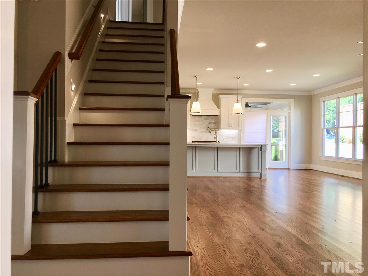 1501 Nottingham Road Raleigh, NC 27607 - Photo 12 of 25 a view of entryway and hall with wooden floor
