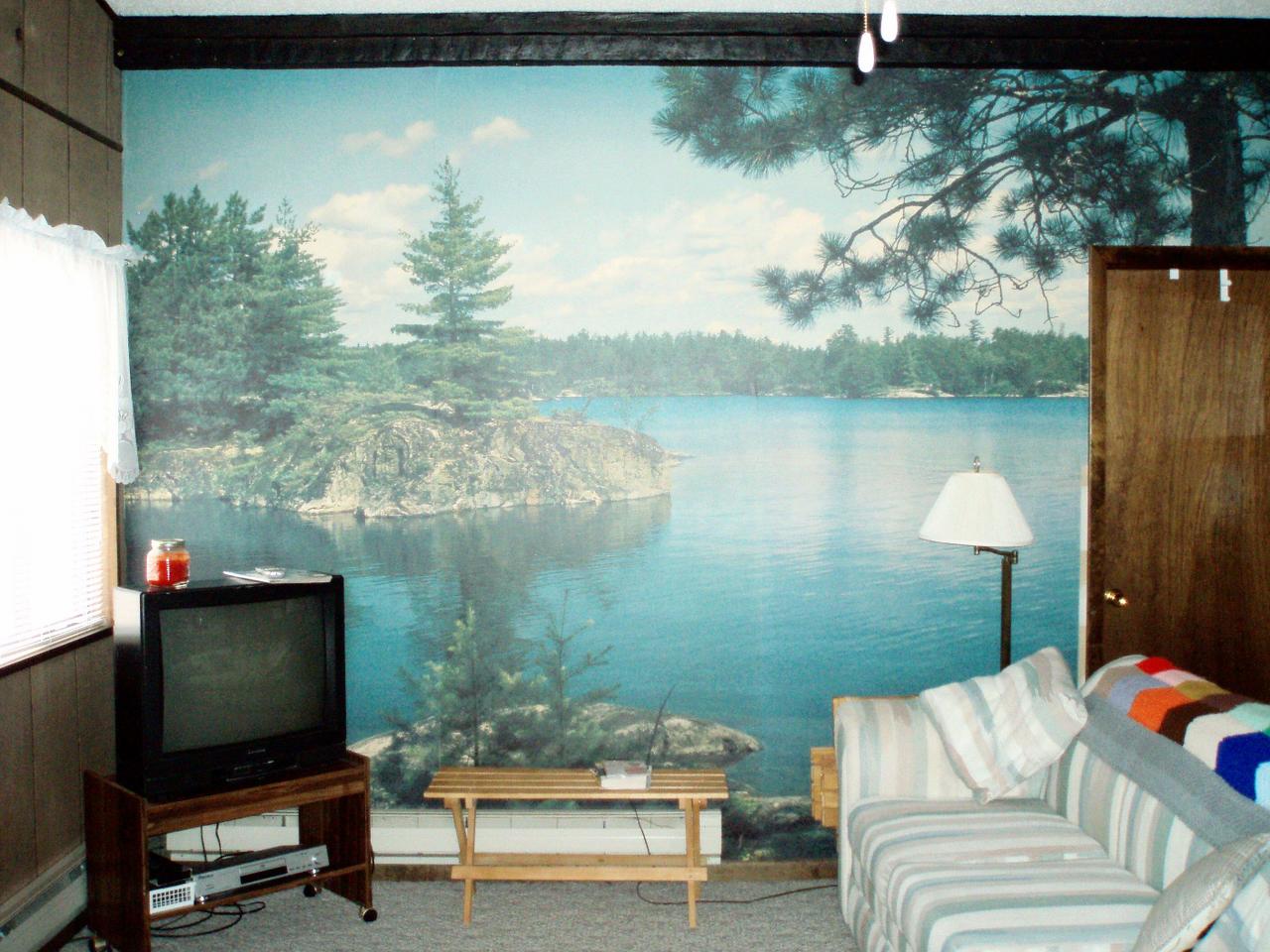787 Canterbury Road Bushkill, PA 18324 - Photo 9 of 12 Living Room Mural