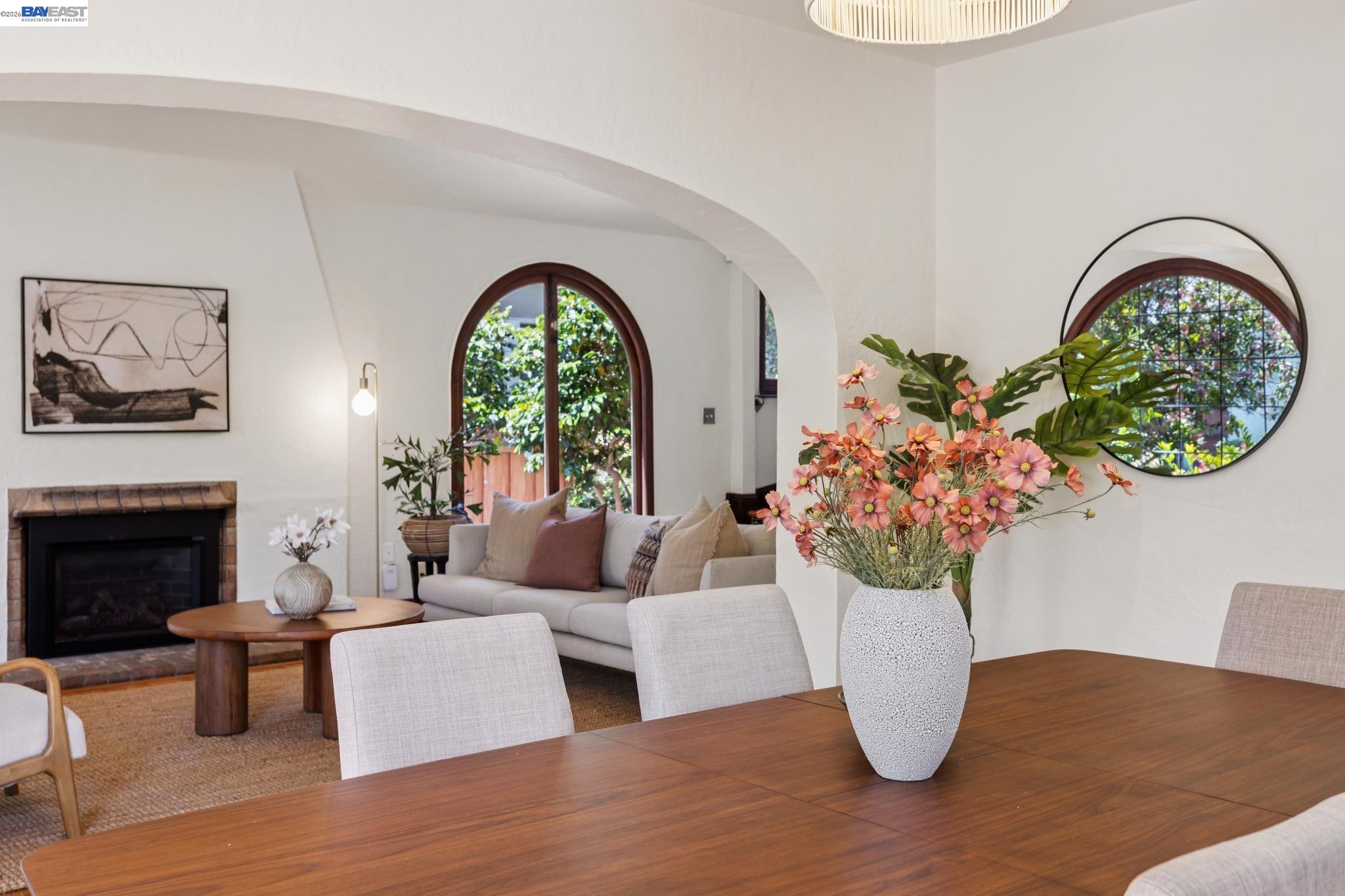 1635 High Street Alameda, CA 94501 - Photo 15 of 56 a living room with furniture flowerpot and a fireplace